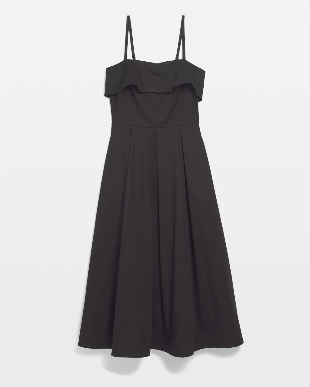 Cotton Poplin Midi Dress | White House Black Market